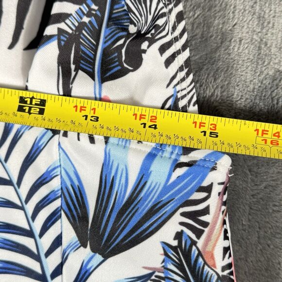 GRACE KARIN Women Swimwear One Piece Backless Swimsuit Floral Lace Up Flamingo - Picture 13 of 16